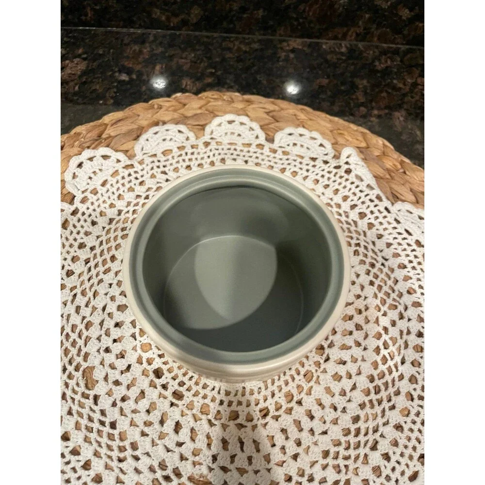 Pfaltzgraff Naturewood cotton ball container